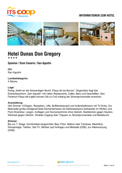 Hotel Dunas Don Gregory