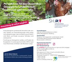 Infoblatt - Netzwerk &Ouml;kolandbau Schleswig