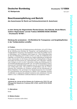 Vorabfassung - wird durch die lektorierte Fassung ersetzt.