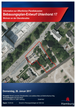 Bebauungsplan-Entwurf Uhlenhorst 17
