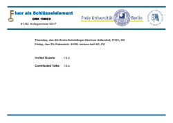 luor als Schlüsselelement