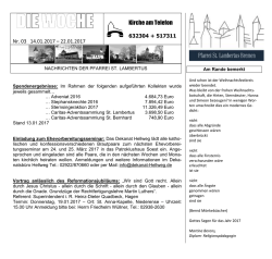 die Woche 03-2017 / 14.01.2017