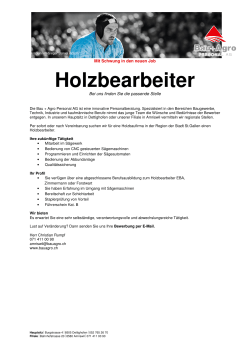 Holzbearbeiter_Stadt St Gallen
