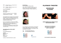 Gr&ouml;&szlig;e ca.195 KB - Schule f&uuml;r Playback Theater