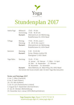 Stundenplan 2017, PDF