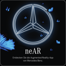 Flyer zum Erleben Augmented Reality - Mercedes