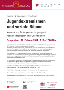 Plakat Symposium - Polizeidirektion Osnabrück