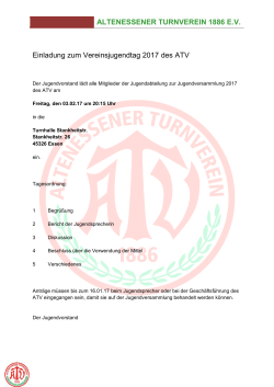 Click zur Einladung - Altenessener Turnverein 1886 e.V.