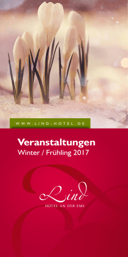 Veranstaltungen - Lind Hotel Rietberg