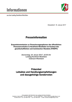 D&uuml;sseldorf, 14 - Landtag NRW