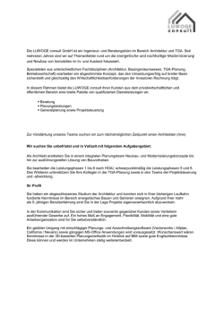 Die LUWOGE consult GmbH ist ein Ingenieur- und