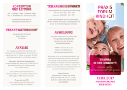 praxis forum kindheit