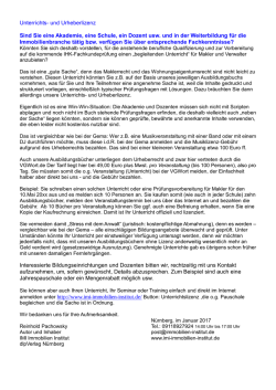 Infos - IMI Immobilien Institut