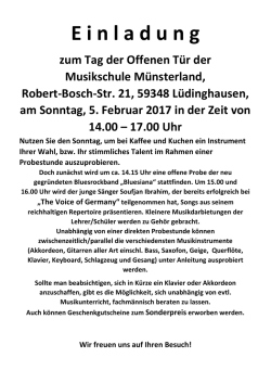 Infos hier - Musikschule M&uuml;nsterland