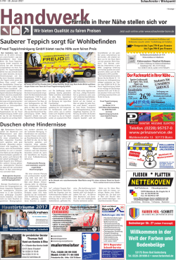 HandwerkFirmen in Ihrer N&auml;he stellen sich vor Sauberer Teppich