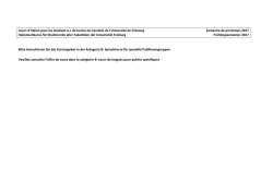 Italienischkurse - Universit&eacute; de Fribourg
