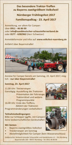 Das besondere Traktor-Treffen zu Bayerns zweitgrößtem Volksfest