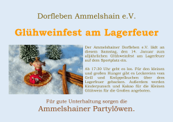 Gl&uuml;hweinfest am Lagerfeuer