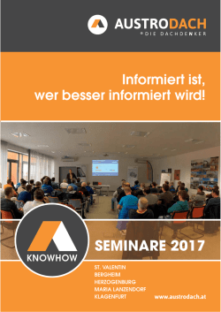 seminare 2017