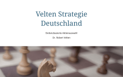 Präsentation für Privatanleger zur Velten Strategie Deutschland