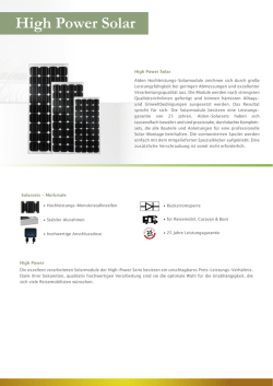 High Power Solar - Alden Deutschland