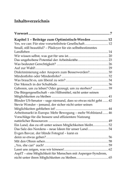 Inhaltsverzeichnis