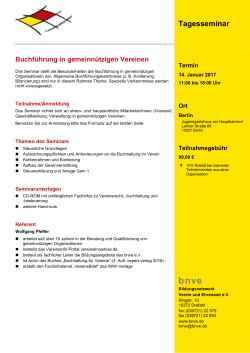 Infos/Anmeldung  - Bildungsnetzwerk Verein und Ehrenamt