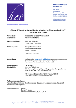 Hessischer Eissport Verband eV Offene - OEC