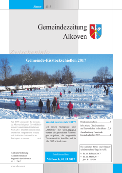 Gemeindezeitung Alkoven
