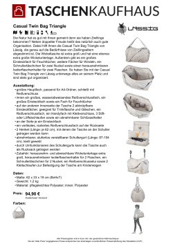 Casual Twin Bag Triangle Preis: 99,90