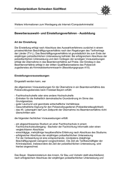 Informationen - Polizei Bayern