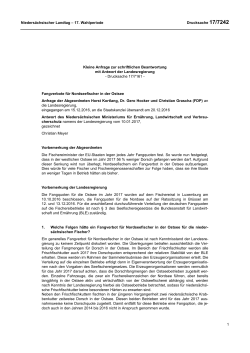 Drucksachen allgemein - Nieders&auml;chsischer Landtag