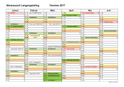 Kalender 2017 - Schützenverein Almarausch Langengeisling