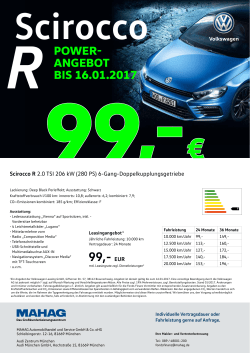 rpower- angebot bis 16.01.2017 - Fonds Finanz Maklerservice GmbH