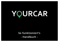 Handbuch - YourCar