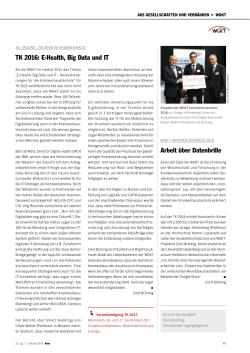E-Health, Big Data und IT