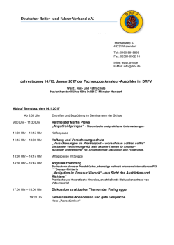 Einladung  - Deutscher Reiter