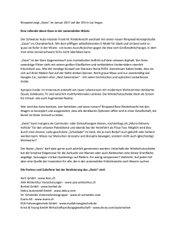 Eine rollende Ideen-Oase in der automobilen W&uuml;ste Der
