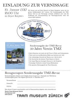 Einladung  - Tram