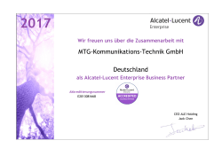 Zertifikat anzeigen... - MTG-Kommunikations