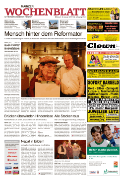 Mainzer Wochenblatt vom 18.01.2017