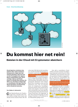 Du kommst hier net rein! - Michaels "Wie geht was?"