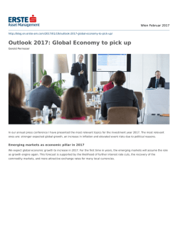 EAM Blog - Erste Asset Management