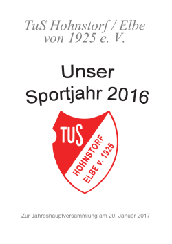 2016 - TuS Hohnstorf