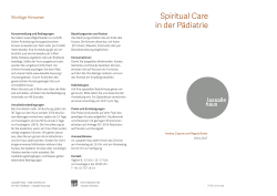 Spiritual Care in der Pädiatrie