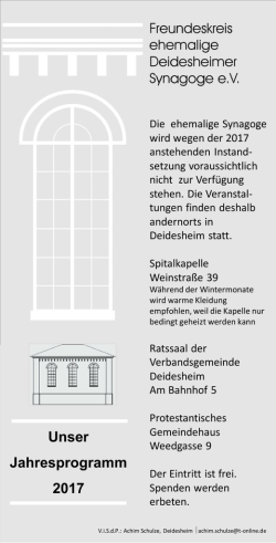 Jahresprogramm als PDF - Freundeskreis ehemalige Deidesheimer