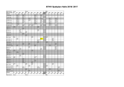 Gesamtspielplan Halle 16/17 Stand 16.01.17