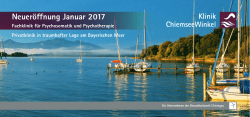Info-Brosch&uuml;re Klinik ChiemseeWinkel