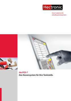 HecPOS-T Das Kassensystem f&uuml;r Ihre Tankstelle - EDV-SOS