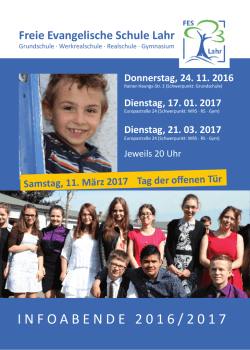infoabende 2016/2017 - Freie Evangelische Schule Lahr
